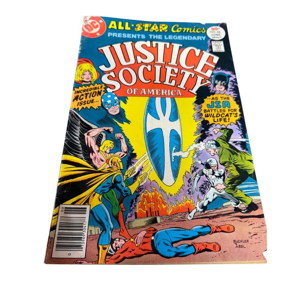 DC All-Star Comics #66 Justice Society of America JSA Wildcat 1977 Bronze Age